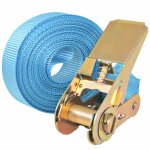 Vidaxl sangle d?arrimage 4 pcs 0, 8 tonne 6 m x 25 mm bleu