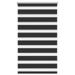 Vidaxl store v�nitien z�br� 70, 9 x 120 cm, largeur du tissu 66, 7 cm, noir