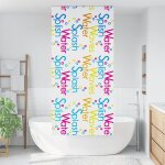 Vidaxl store enrouleur de douche 100x240 cm largeur du tissu 96 cm
