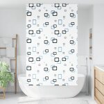Vidaxl store enrouleur de douche 130x240 cm largeur du tissu 126 cm