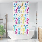 Vidaxl store enrouleur de douche 90x240 cm largeur du tissu 86 cm