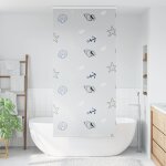 Vidaxl store enrouleur de douche avec cassette largeur du tissu 106 cm