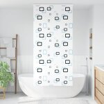 Vidaxl store enrouleur de douche avec cassette largeur du tissu 106 cm Vidaxl store enrouleur de douche avec cassette largeur du tissu 106 cm