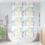 Vidaxl store enrouleur de douche avec cassette largeur du tissu 116 cm