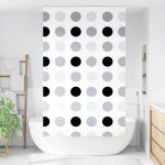 Vidaxl store enrouleur de douche avec cassette largeur du tissu 116 cm