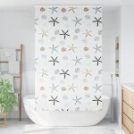 Vidaxl store enrouleur de douche avec cassette largeur du tissu 126 cm