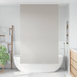 Vidaxl store enrouleur de douche avec cassette largeur du tissu 126 cm