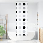 Vidaxl store enrouleur de douche avec cassette largeur du tissu 56 cm