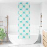 Vidaxl store enrouleur de douche avec cassette largeur du tissu 66 cm