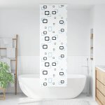 Vidaxl store enrouleur de douche avec cassette largeur du tissu 76 cm