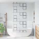 Vidaxl store enrouleur de douche avec cassette largeur du tissu 86 cm