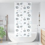 Vidaxl store enrouleur de douche avec cassette largeur du tissu 86 cm