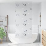 Vidaxl store enrouleur de douche avec cassette largeur du tissu 86 cm