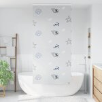 Vidaxl store enrouleur de douche avec cassette largeur du tissu 96 cm
