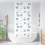 Vidaxl store enrouleur de douche avec cassette largeur du tissu 96 cm
