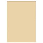 Vidaxl store enrouleur occultant 144, 4 x 230 cm, largeur du tissu 140 cm, beige
