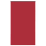 Vidaxl store enrouleur occultant rouge largeur du tissu 131, 6 cm