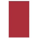 Vidaxl store enrouleur occultant rouge largeur du tissu 131, 6 cm