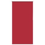Vidaxl store enrouleur occultant rouge largeur du tissu 80, 7 cm