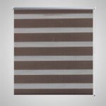 Vidaxl store v�nitien zebra 100, 9 x 175 cm, largeur du tissu 96, 7 cm, couleur caf�