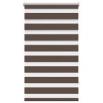 Vidaxl store v�nitien zebra 70, 9 x 120 cm, largeur du tissu 66, 7 cm, couleur caf�