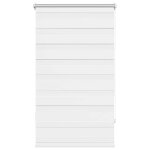 Vidaxl store v�nitien zebra 90, 9 x 150 cm, largeur du tissu 86, 7 cm, blanc