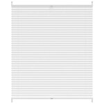 Vidaxl store pliss 100x125 cm blanc