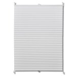 Vidaxl store pliss 70x125 cm blanc