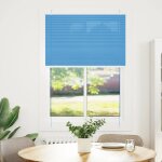 Vidaxl store pliss� bleu 100x100 cm largeur du tissu 99, 4 cm polyester