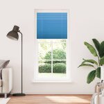 Vidaxl store pliss� bleu 95x200 cm largeur du tissu 94, 4 cm polyester