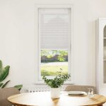 Vidaxl store pliss gris clair 45x150 cm largeur du tissu 44, 4 cm