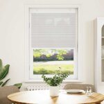 Vidaxl store plissé gris clair 80x150 cm largeur du tissu 79, 4 cm Vidaxl store plissé gris clair 80x150 cm largeur du tissu 79, 4 cm