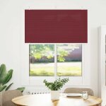 Vidaxl store pliss rouge bordeaux 110x100 cm largeur du tissu 109, 4cm