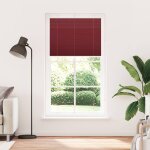 Vidaxl store pliss rouge bordeaux 110x200 cm largeur du tissu 109, 4cm