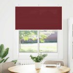 Vidaxl store plissé rouge bordeaux 115x100 cm largeur du tissu 114, 4cm Vidaxl store plissé rouge bordeaux 115x100 cm largeur du tissu 114, 4cm