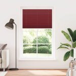 Vidaxl store pliss rouge bordeaux 120x200 cm largeur du tissu 119, 4cm