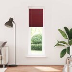 Vidaxl store pliss rouge bordeaux 55x200 cm largeur du tissu 54, 4 cm