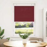 Vidaxl store pliss rouge bordeaux 70x150 cm largeur du tissu 69, 4 cm