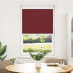Vidaxl store pliss rouge bordeaux 80x100 cm largeur du tissu 79, 4 cm