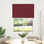 Vidaxl store plissé rouge bordeaux 85x100 cm largeur du tissu 84, 4 cm Vidaxl store plissé rouge bordeaux 85x100 cm largeur du tissu 84, 4 cm