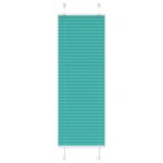 Vidaxl store pliss� vert p�trole 45x100 cm largeur du tissu 44, 4 cm