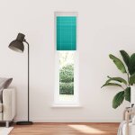 Vidaxl store pliss� vert p�trole 50x200 cm largeur du tissu 49, 4 cm