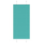 Vidaxl store pliss� vert p�trole 55x100 cm largeur du tissu 54, 4 cm