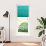 Vidaxl store pliss� vert p�trole 80x200 cm largeur du tissu 79, 4 cm