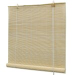 Vidaxl store roulant en bambou 100 x 220 cm naturel