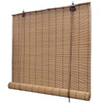 Vidaxl store roulant en bambou 150x160 cm marron