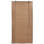 Vidaxl stores roulants en bambou 2 pcs 150x220 cm marron