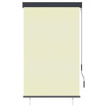 Vidaxl store roulant d'ext�rieur 100 x 250 cm cr�me