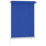 Vidaxl store roulant d'ext�rieur 100x140 cm bleu pehd