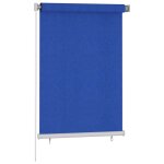 Vidaxl store roulant d'ext�rieur 105 (l) x 140 (h) cm bleu hdpe